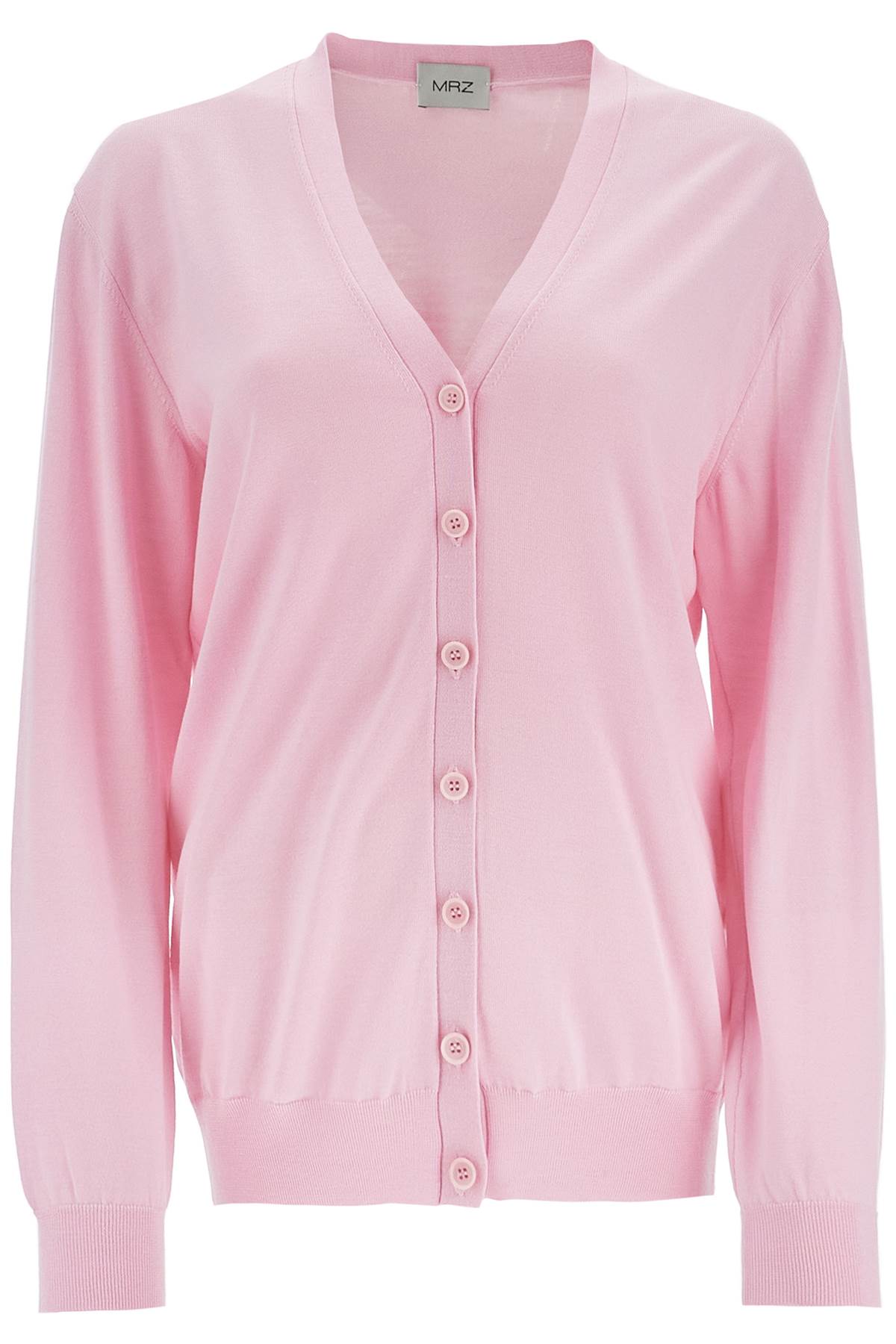 Lightweight Wool Cardigan  - Pink