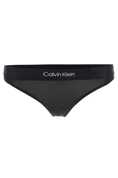 Embossed Icon Thong  - Nero