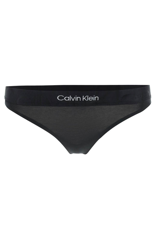 Embossed Icon Thong  - Nero