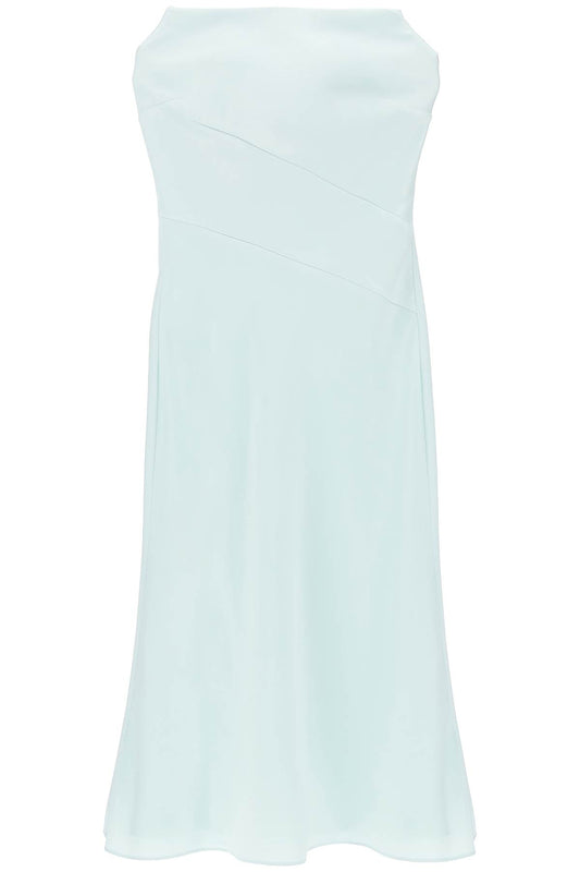 Strapless Midi Dress Without  - Green