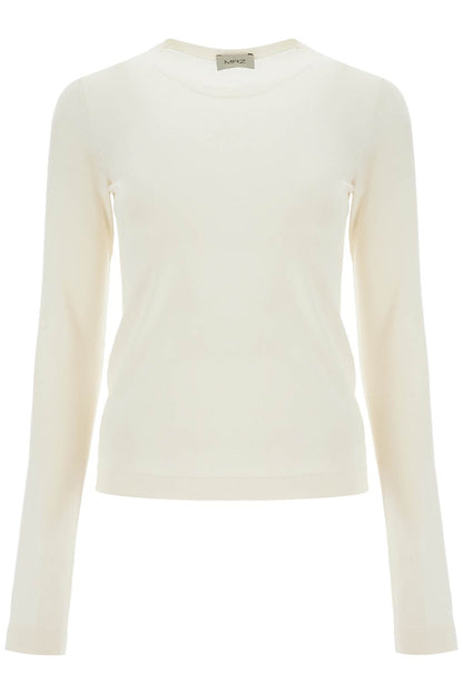 'cashmere And Silk Blend Sweater  - White