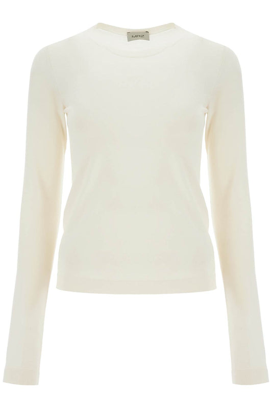 'cashmere And Silk Blend Sweater  - White