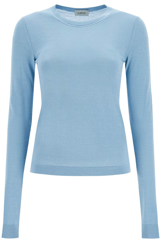 'cashmere And Silk Blend Sweater  - Light Blue