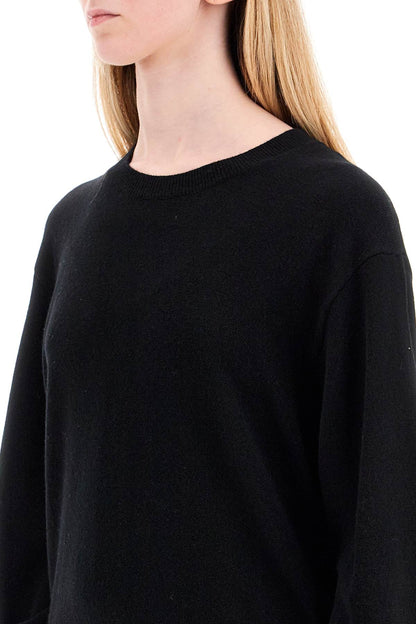 Wool And Cashmere Blend Pul  - Black