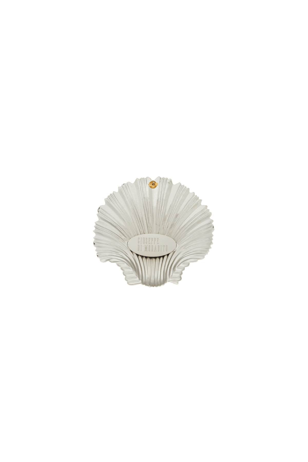 "single Seashell Earring With  - Silver