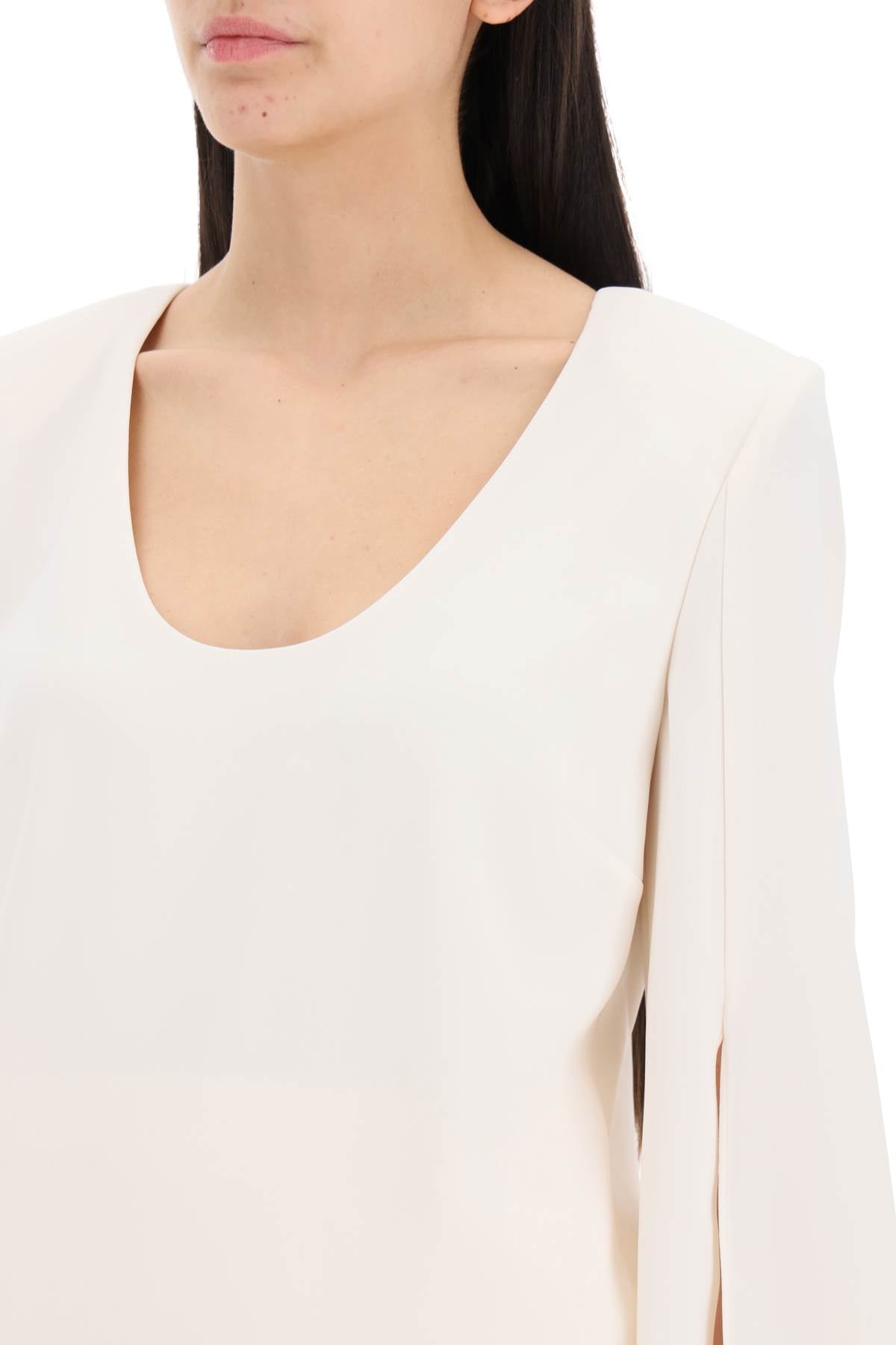 "cady Top With Flared Sleeve"  - White