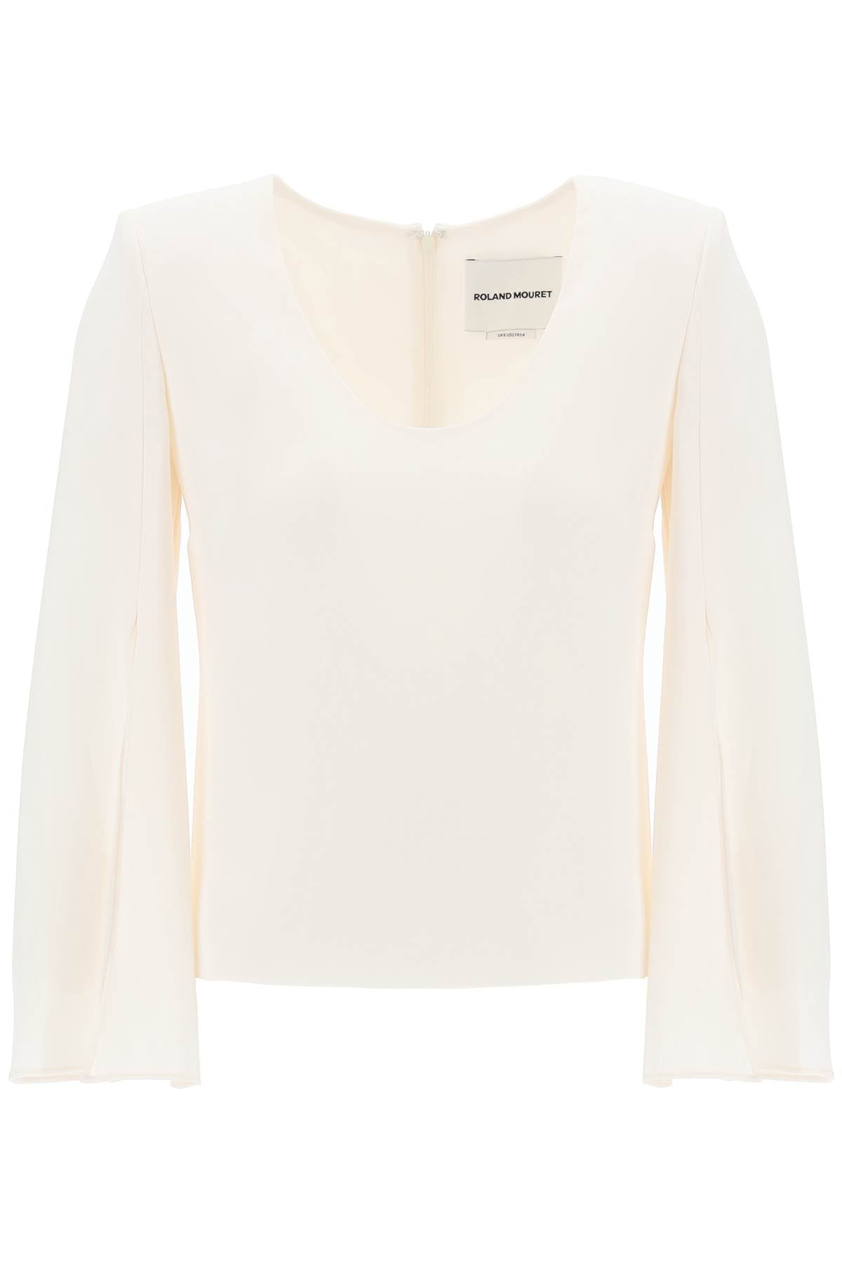 "cady Top With Flared Sleeve"  - White