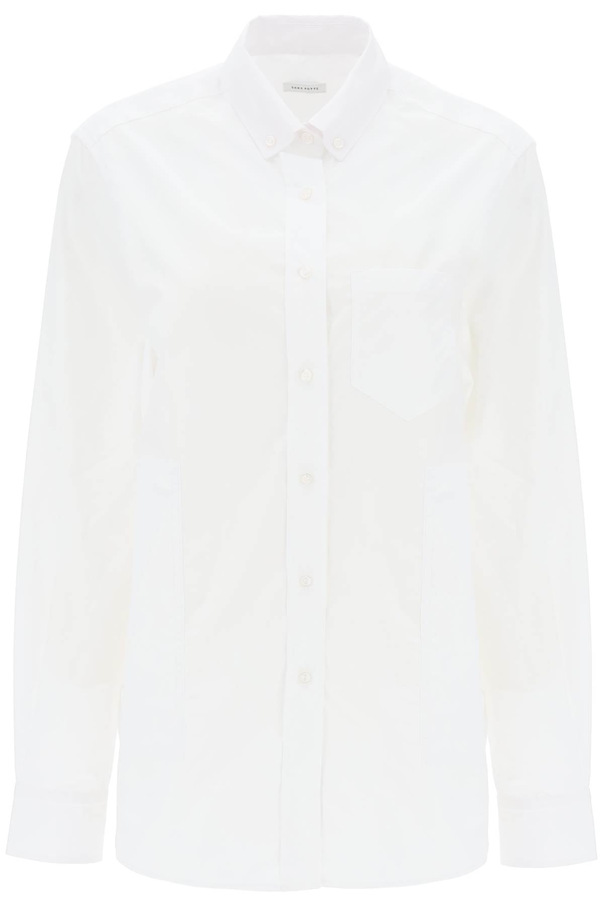 William Poplin Shirt  - White