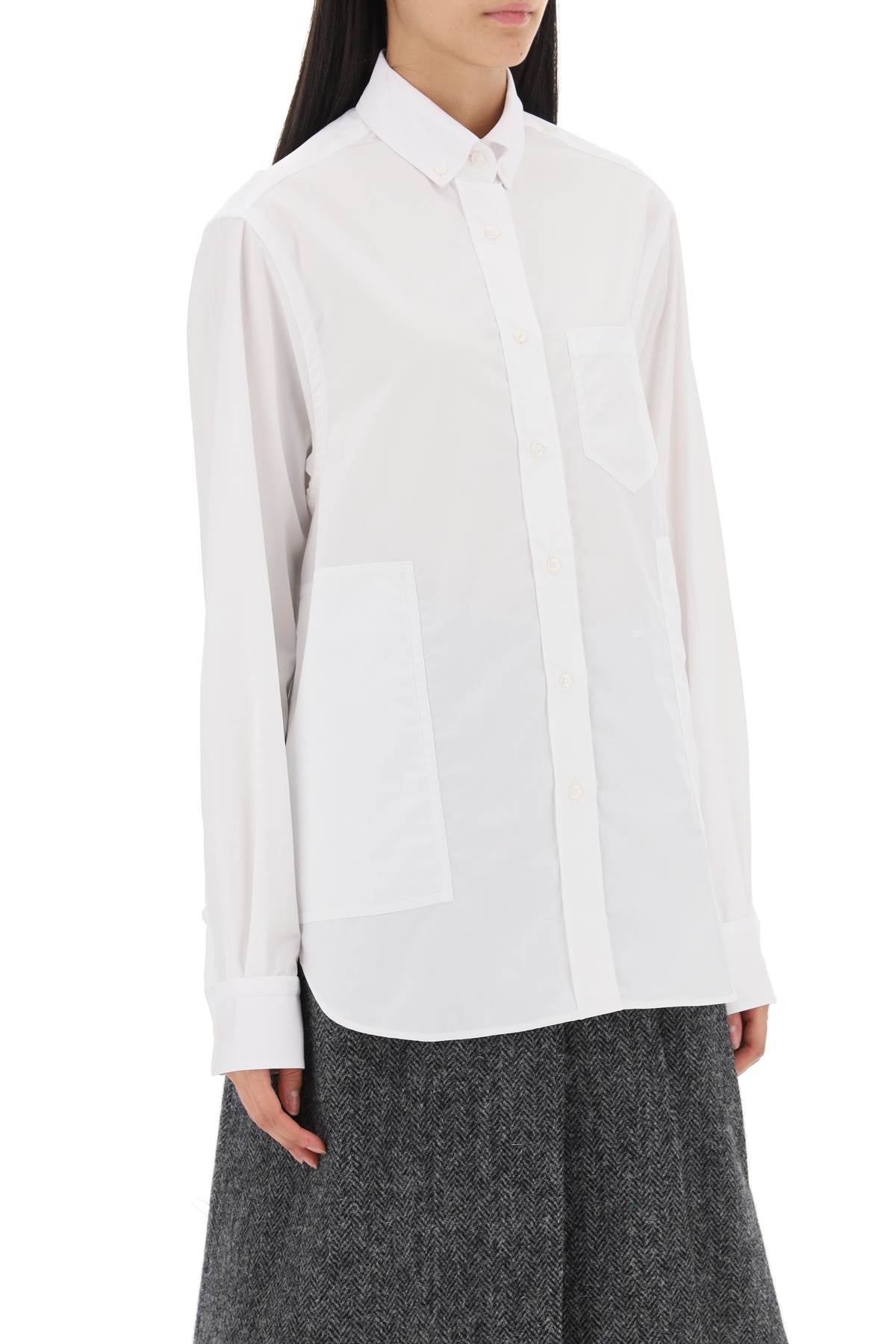 William Poplin Shirt  - White