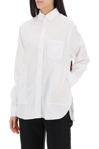 William Poplin Shirt  - White