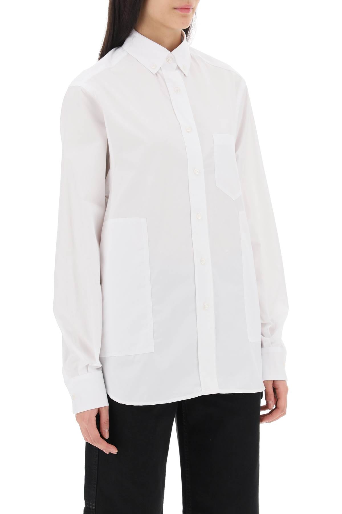 William Poplin Shirt  - White