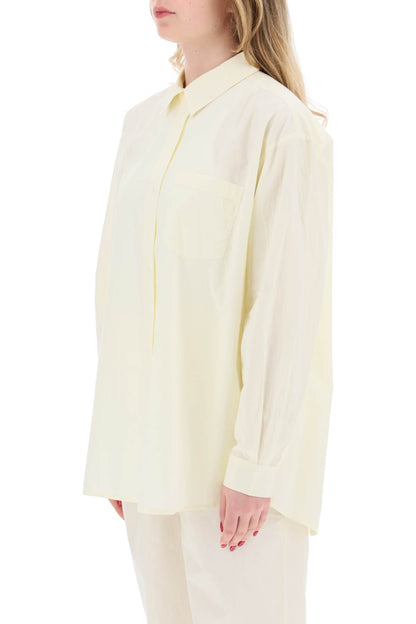 "oversized Organic Cotton Edgar Shirt  - Yellow