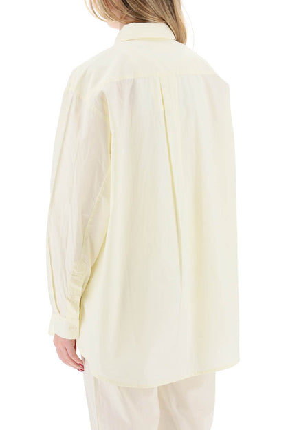 "oversized Organic Cotton Edgar Shirt  - Yellow