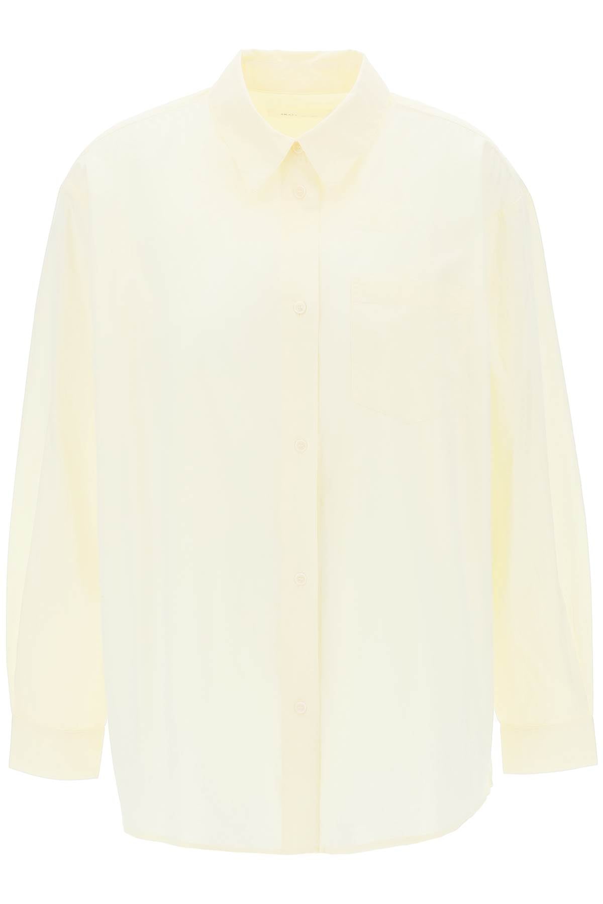 "oversized Organic Cotton Edgar Shirt  - Yellow