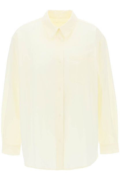 "oversized Organic Cotton Edgar Shirt  - Yellow