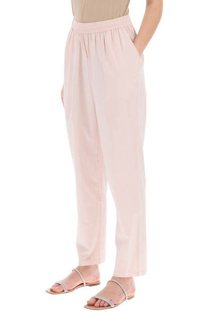 Organic Cotton Edgar Pants In Italian  - Pink