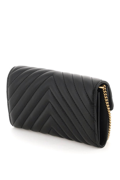 Love Bag Chevron Crossbody Bag  - Black