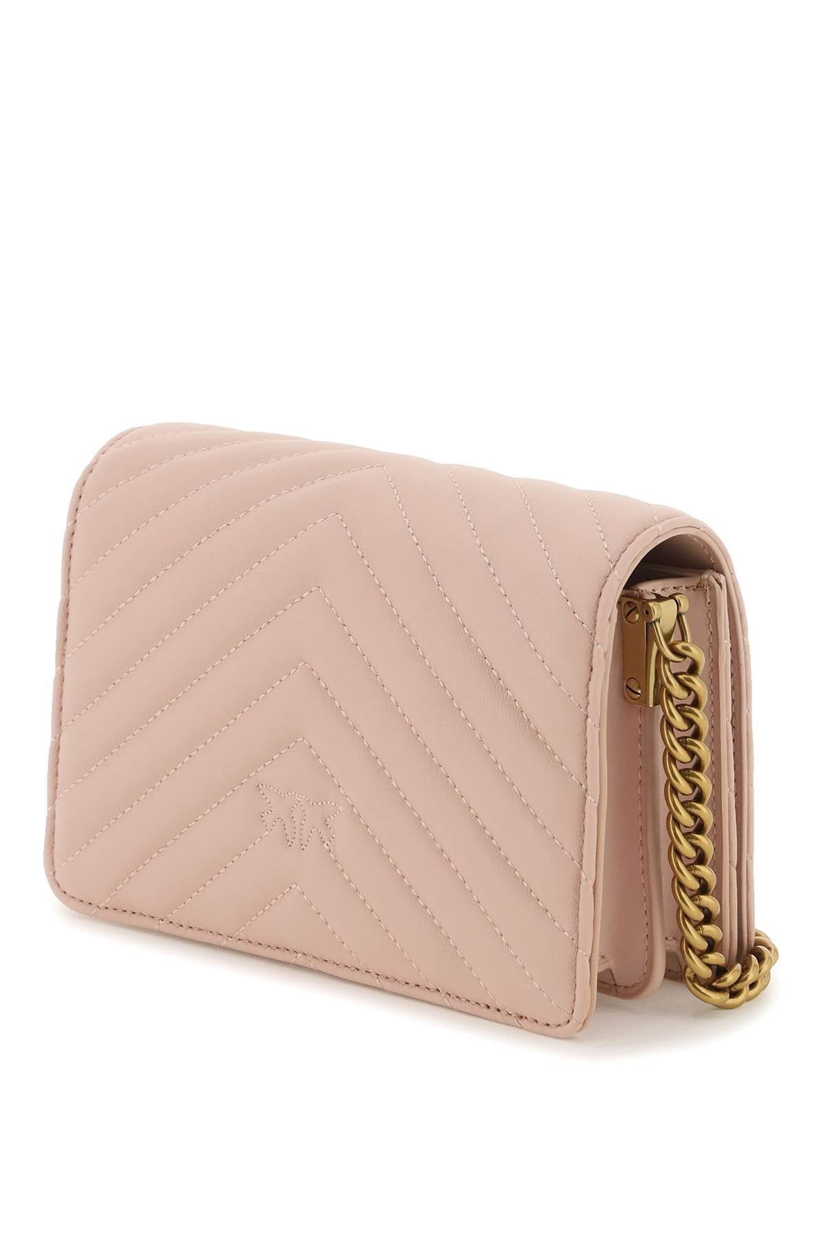 Love Click Mini Chevron Bag  - Pink