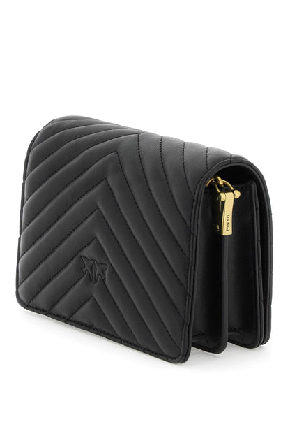 Love Click Mini Chevron Bag  - Black