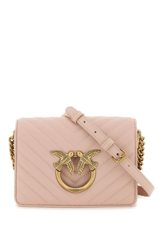 Love Click Mini Chevron Bag  - Pink