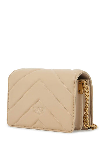 Mini Love Bag Click Big Chevron  - Beige