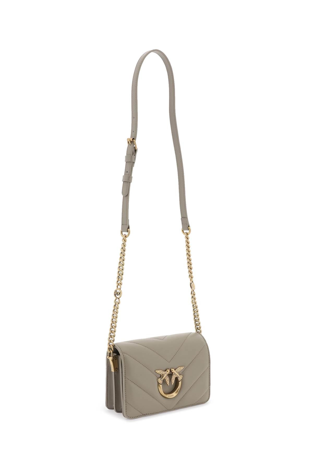 Mini Love Bag Click Big Chevron  - Khaki