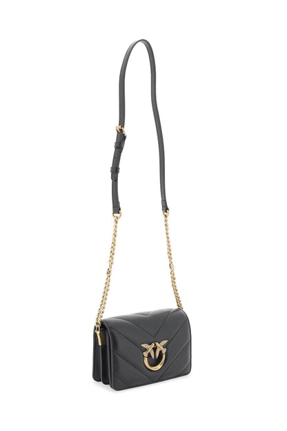 Mini Love Bag Click Big Chevron  - Black