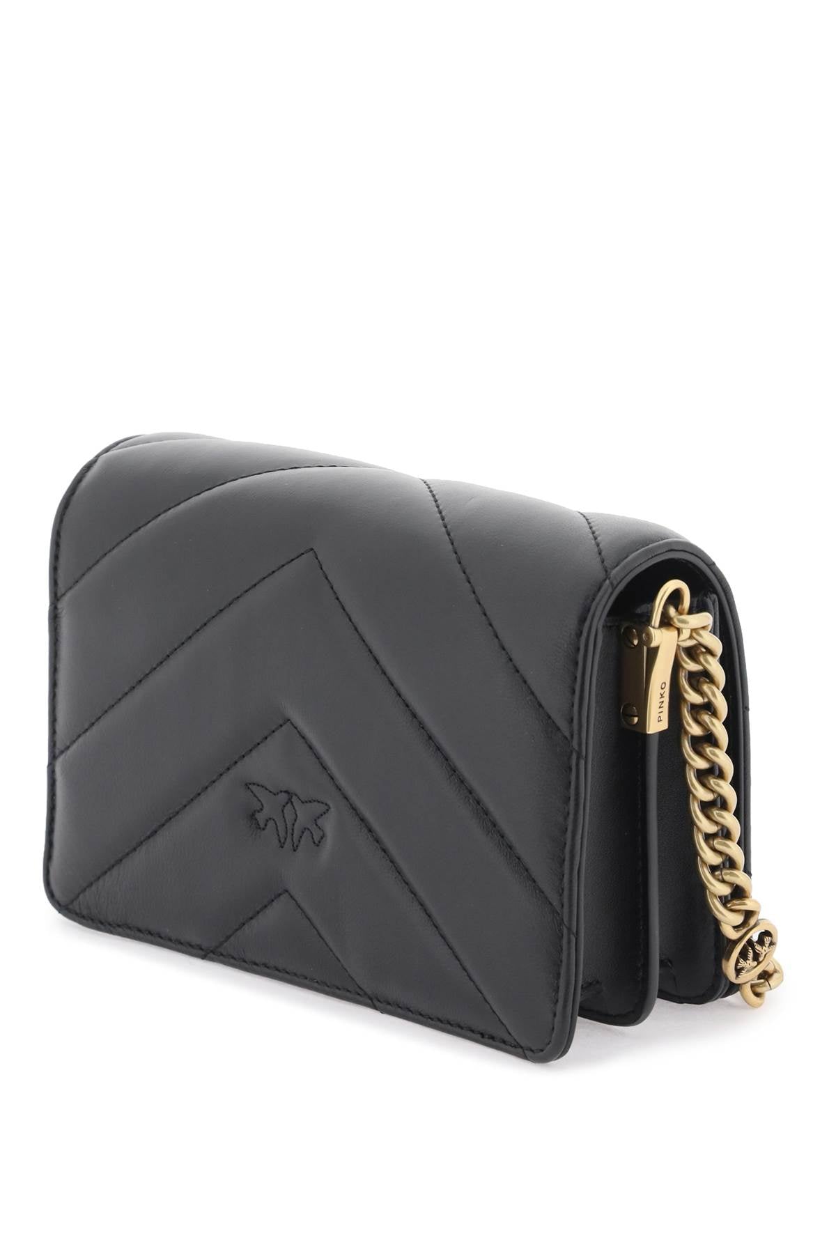 Mini Love Bag Click Big Chevron  - Black