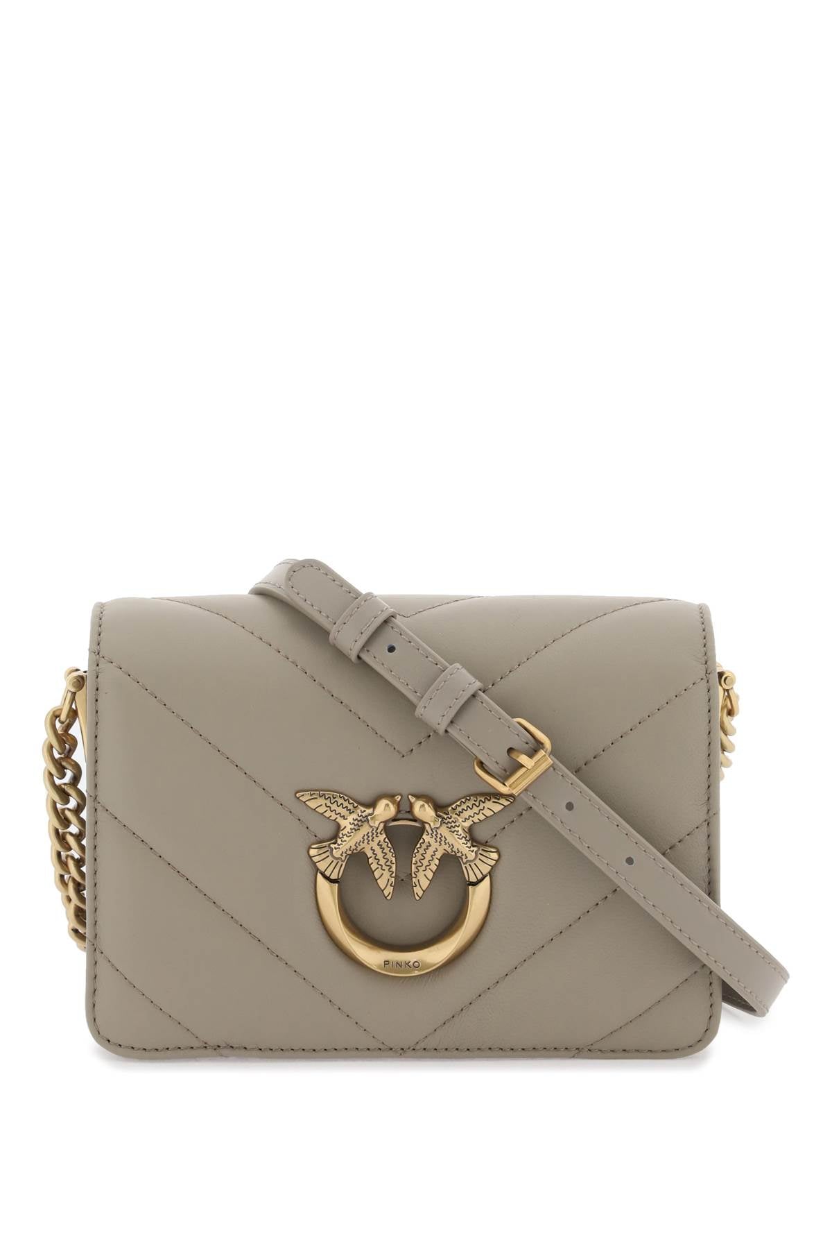 Mini Love Bag Click Big Chevron  - Khaki