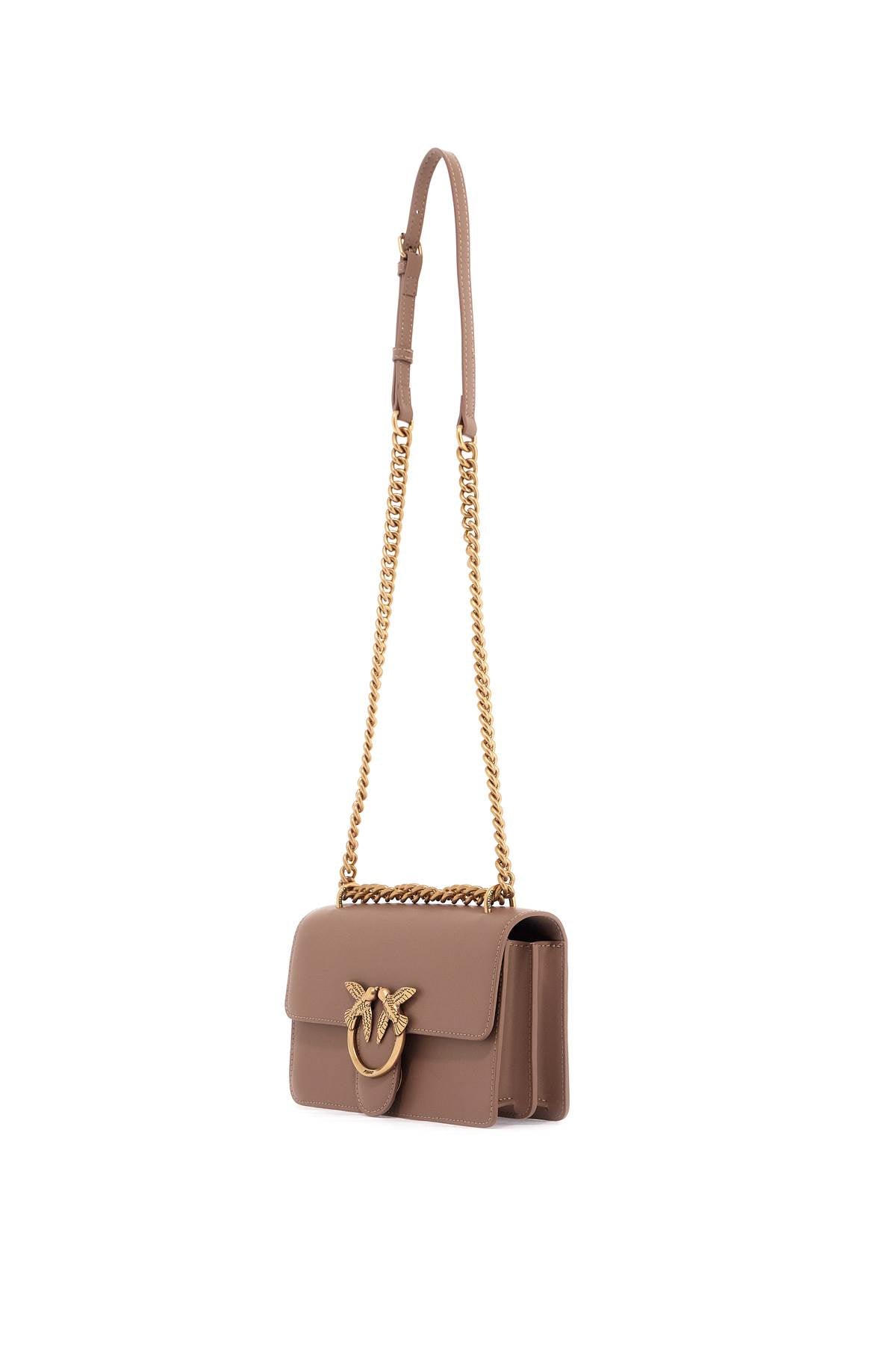 -shoulder Mini Love Bag  - Brown