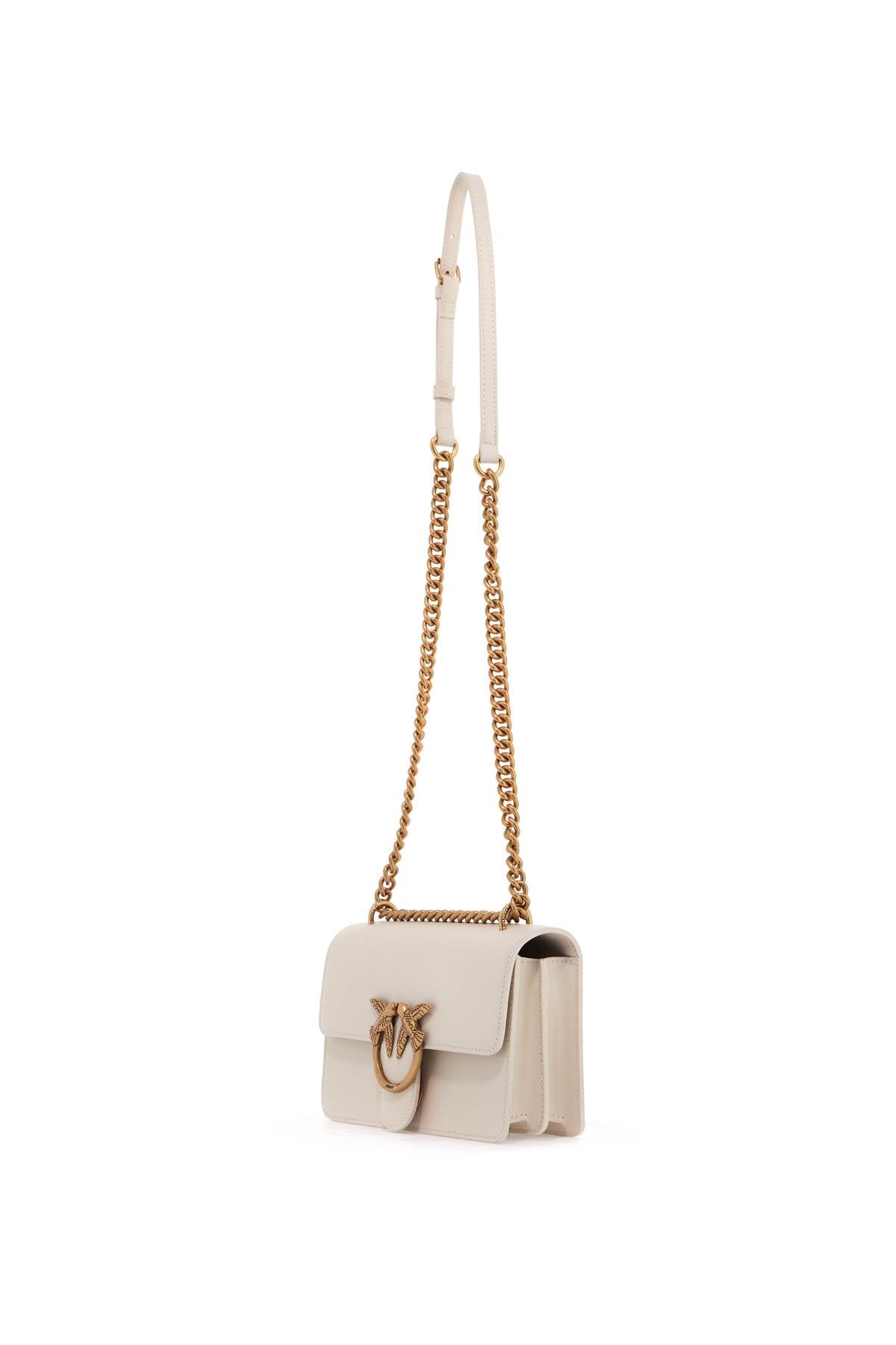 -shoulder Mini Love Bag  - White