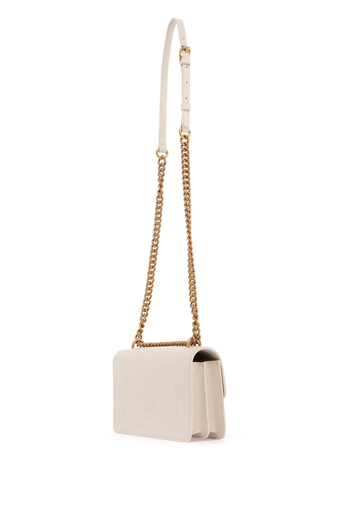 -shoulder Mini Love Bag  - White