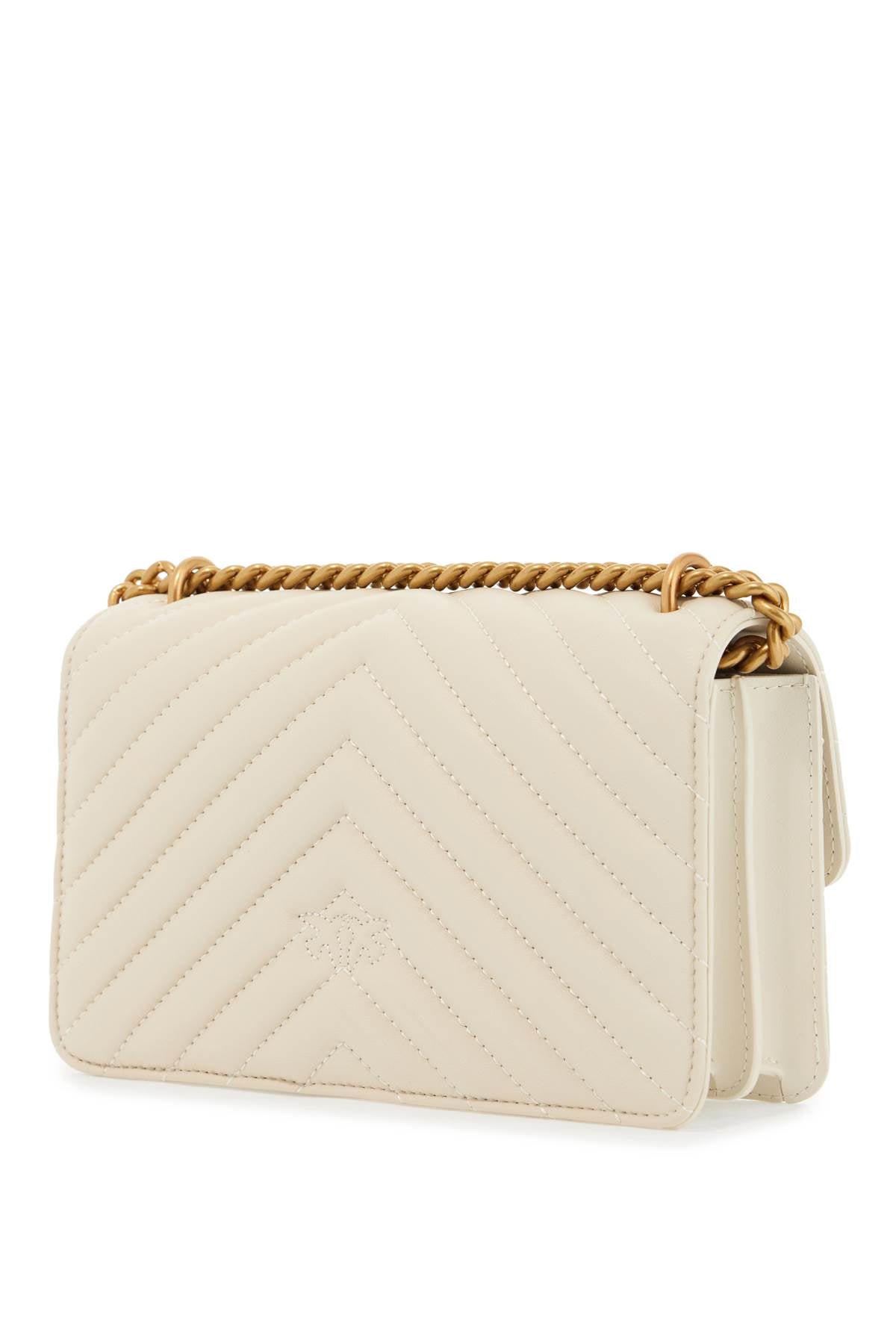 Mini Love Bag One Chevron  - White