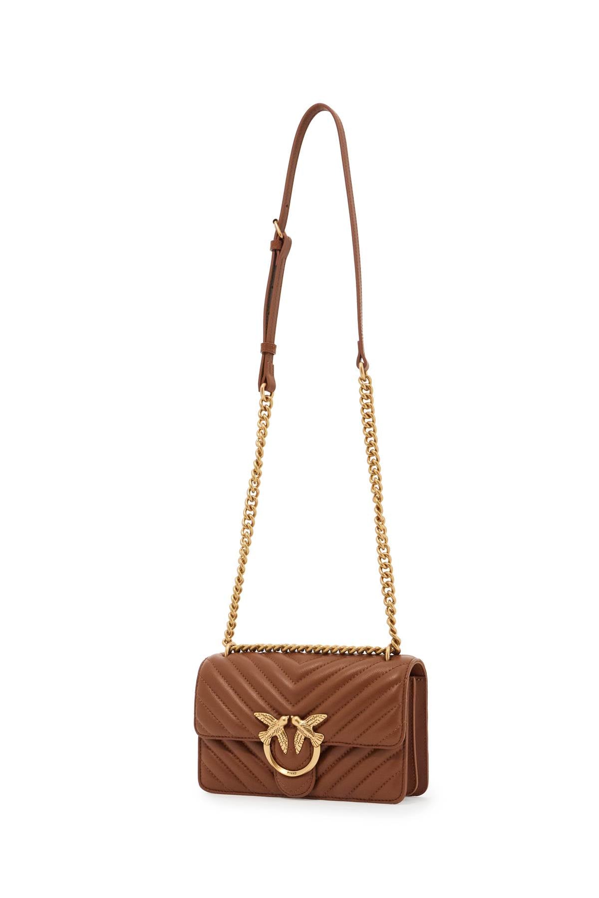 Mini Love Bag One Chevron  - Brown