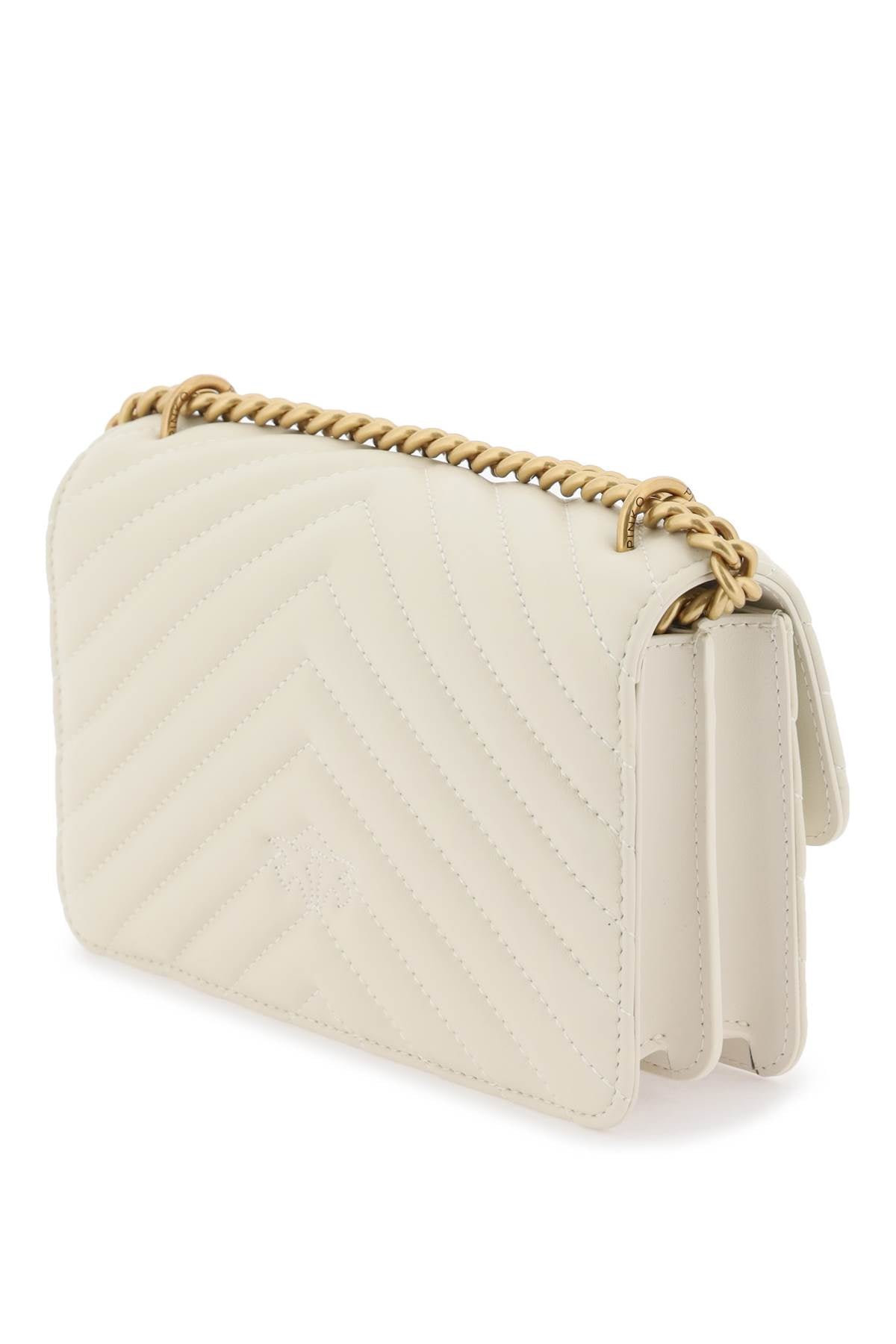 Mini Love Bag One Chevron  - White