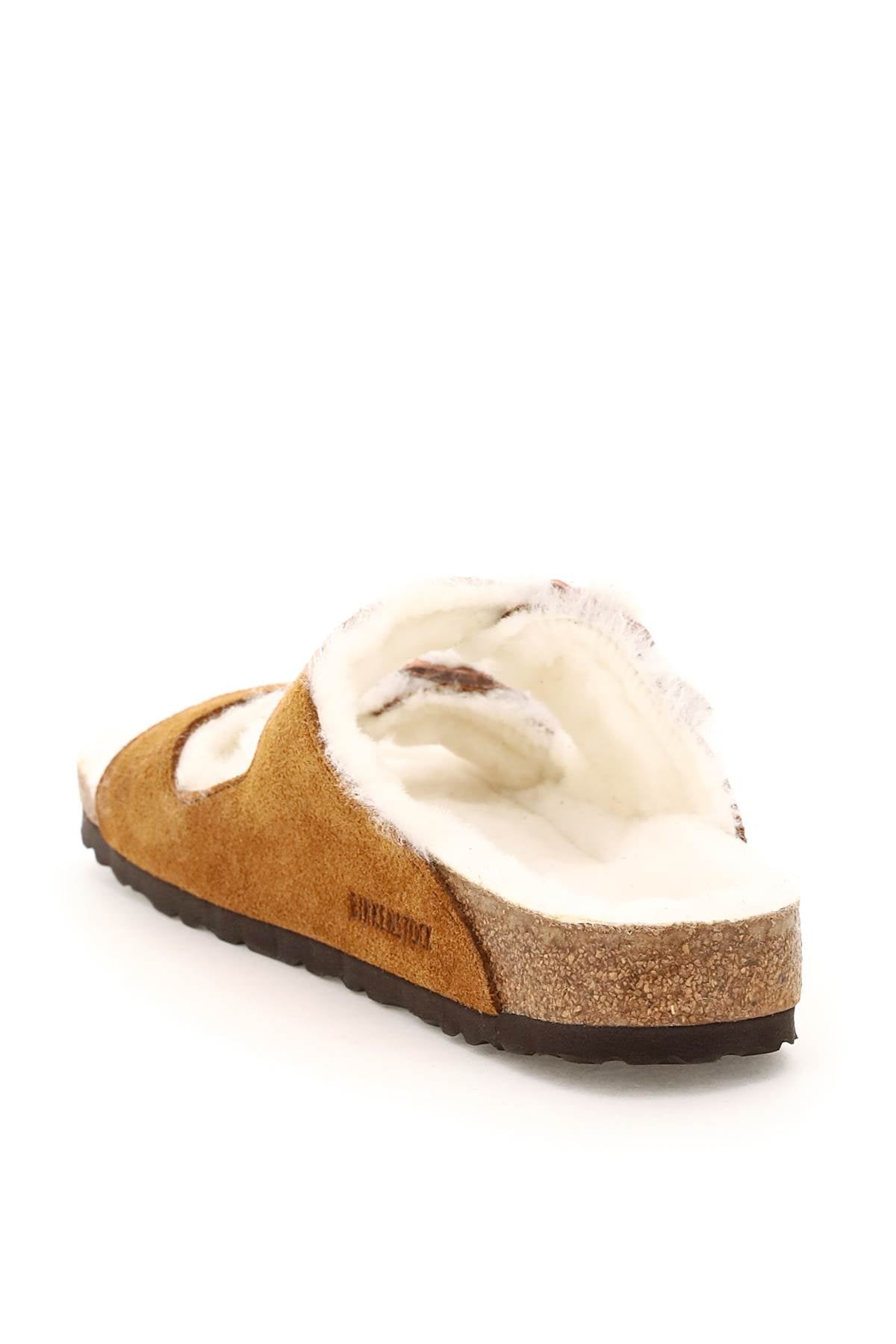 Arizona Shearling Mules Narrow Fit  - White