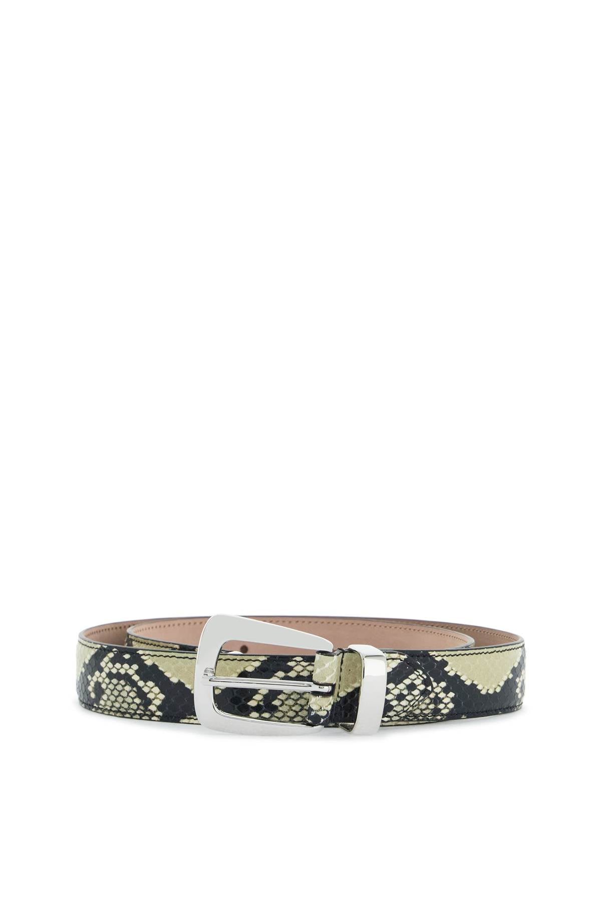 Python-printed Benny Belt  - Neutro