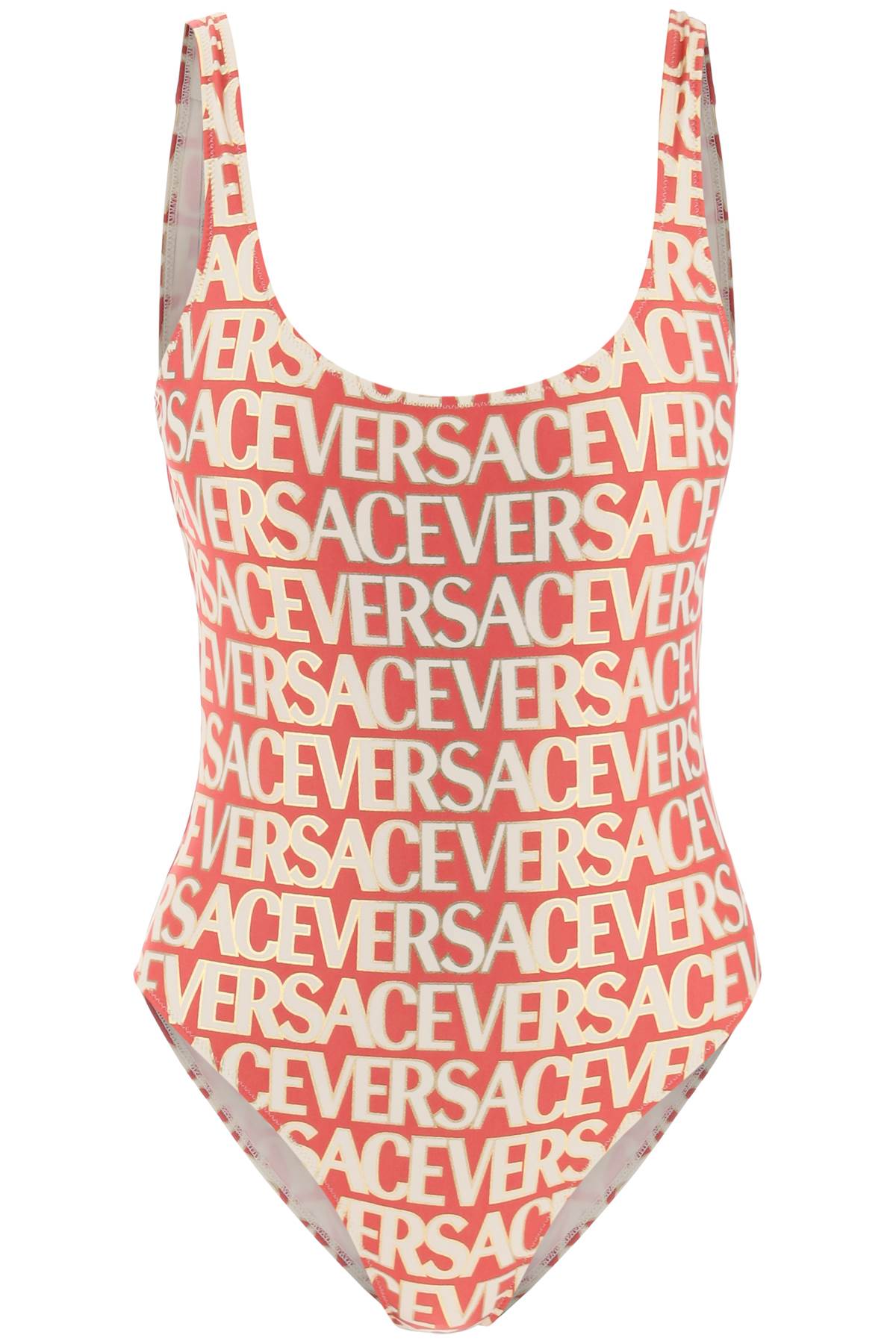 Versace Allover One-piece Swimwear  - Fuxia