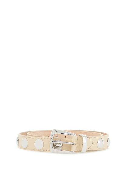 Benny Studded Belt With  - Neutro