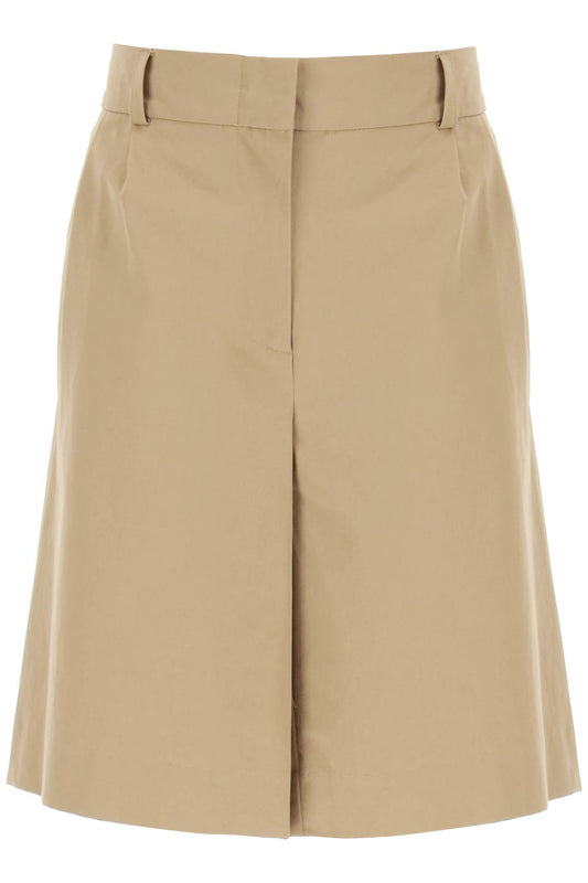 "organic Cotton Jane Bermuda Shorts  - Beige