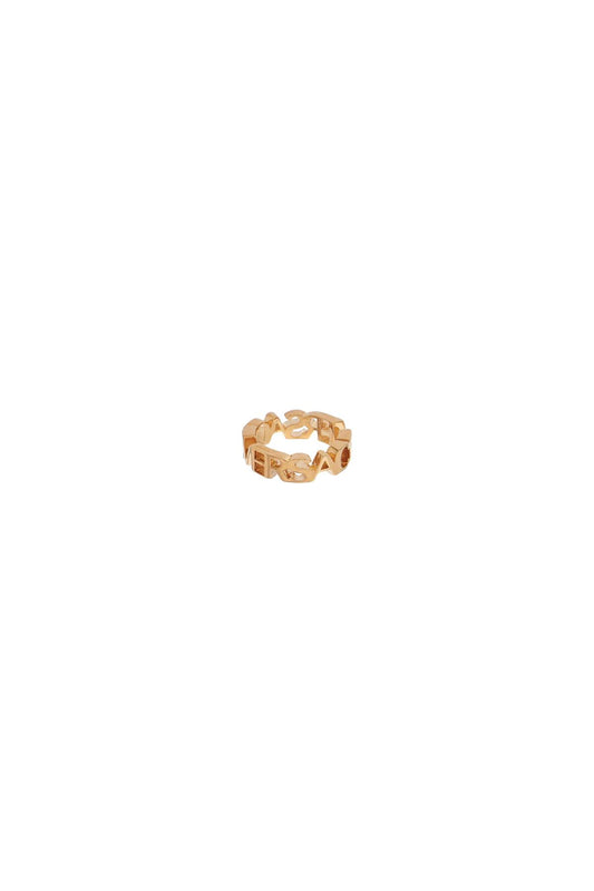 Ring With Logo Design  - Gold