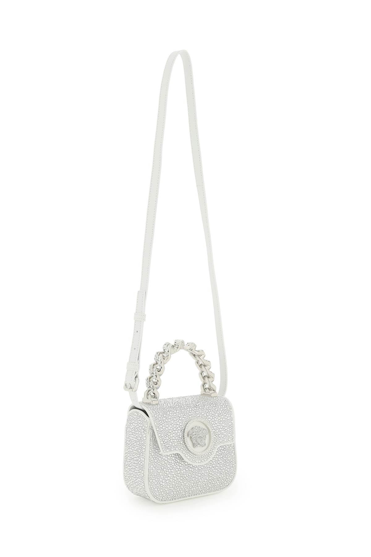 La Medusa Handbag With Crystals  - Argento