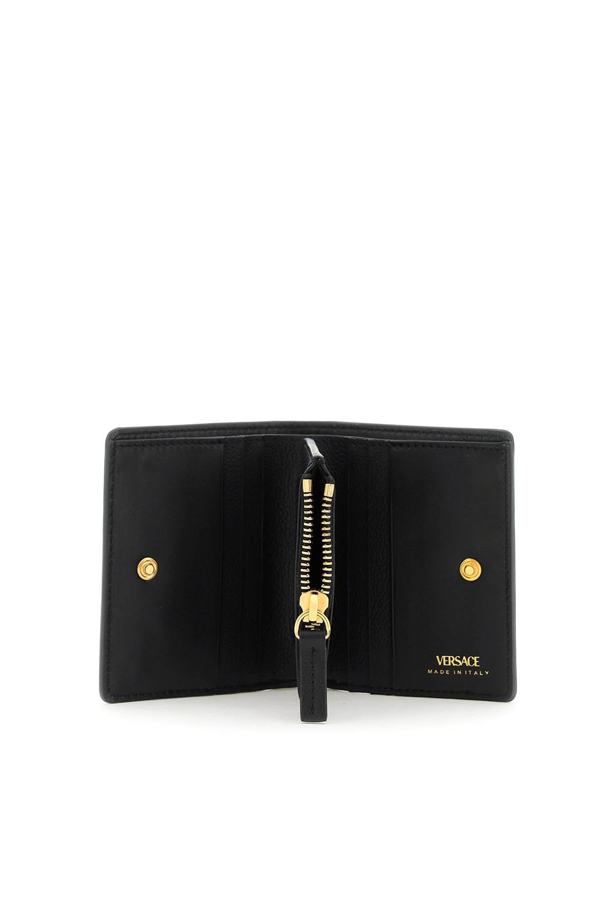 'la Medusa' Bifold Wallet  - Black