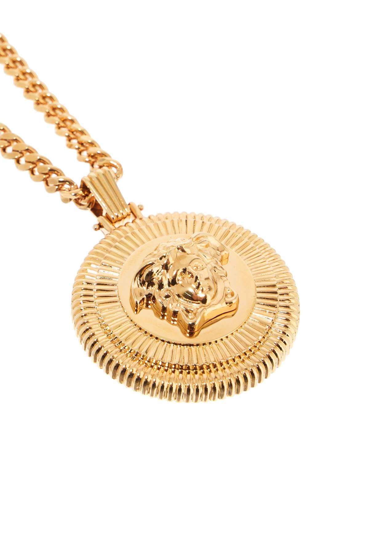 Biggie Medusa Necklace  - Gold