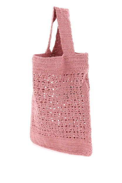 Evalu Crochet Handbag In 9  - Pink