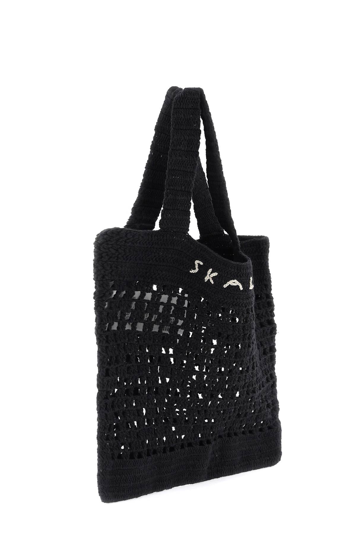 Evalu Crochet Handbag In 9  - Black