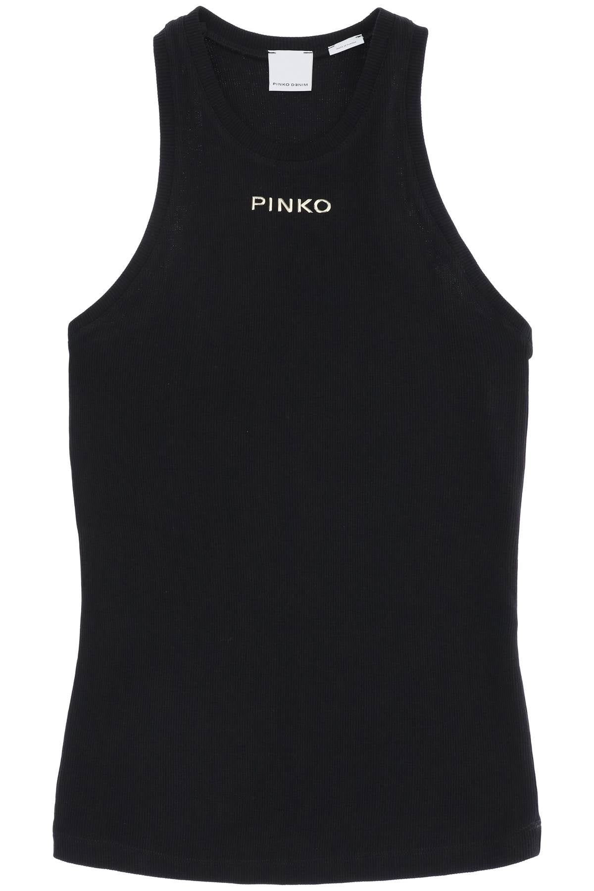 Sleeveless Top With  - Nero