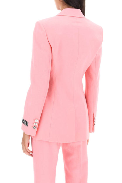 'versace Allover' Single-breasted Jacket  - Rosa