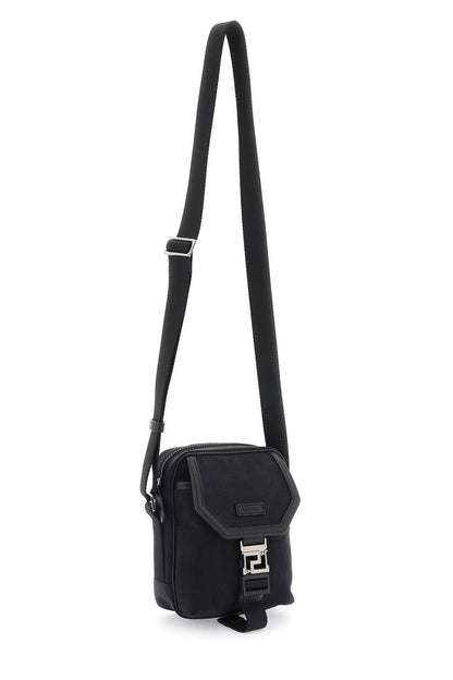 Neo Nylon Crossbody Bag  - Black