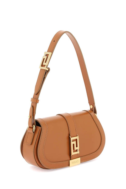 'greca Goddess' Mini Shoulder Bag  - Brown